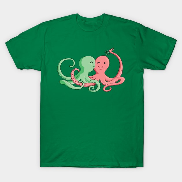 Octi Mistletoe T-Shirt by Thedustyphoenix